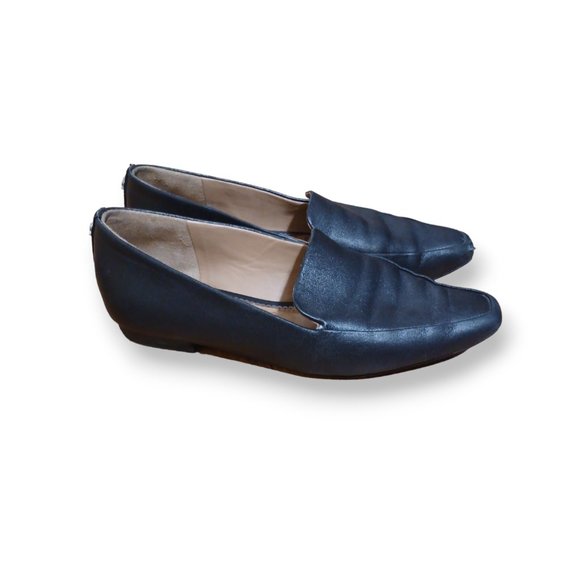 Sam Edelman Black Pointed Square Toe Leather Loafers Womens Size 6.5 - Picture 13 of 13